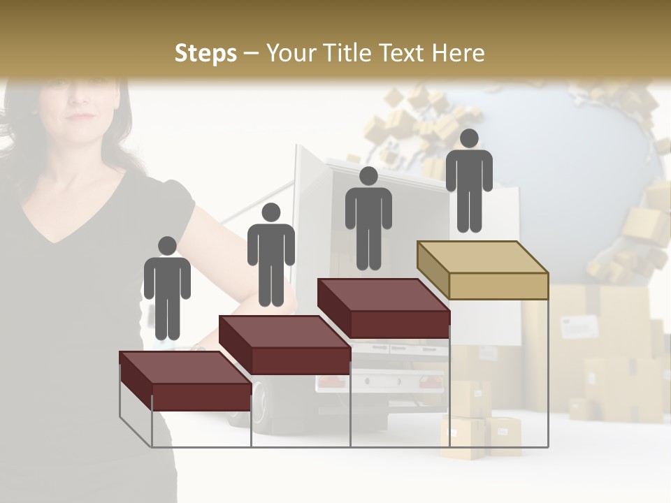 Communication Moving Sign PowerPoint Template