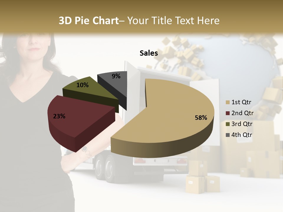 Communication Moving Sign PowerPoint Template