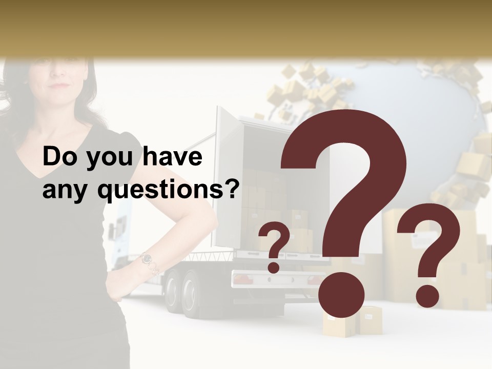 Communication Moving Sign PowerPoint Template