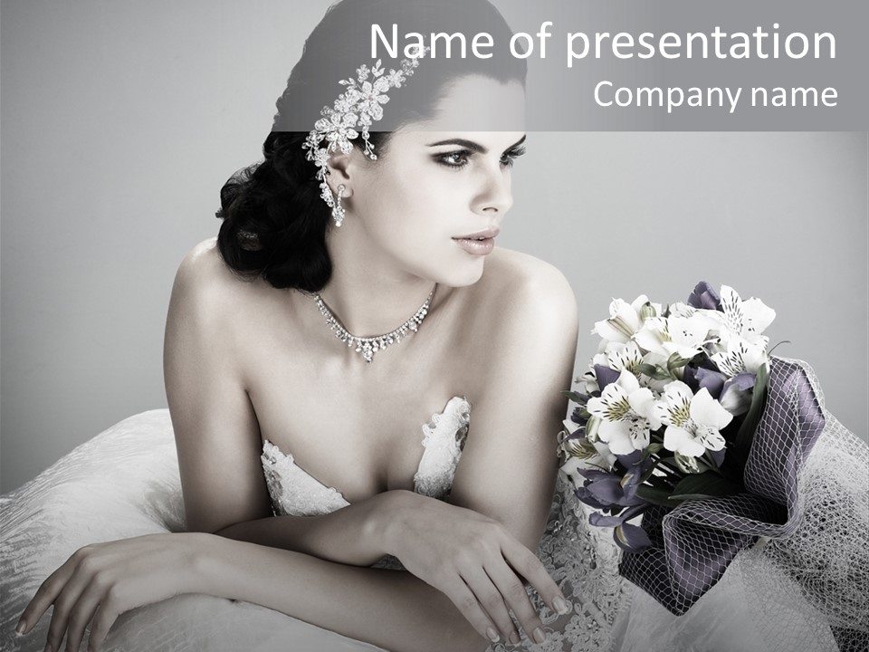 Human Posing Elegance PowerPoint Template