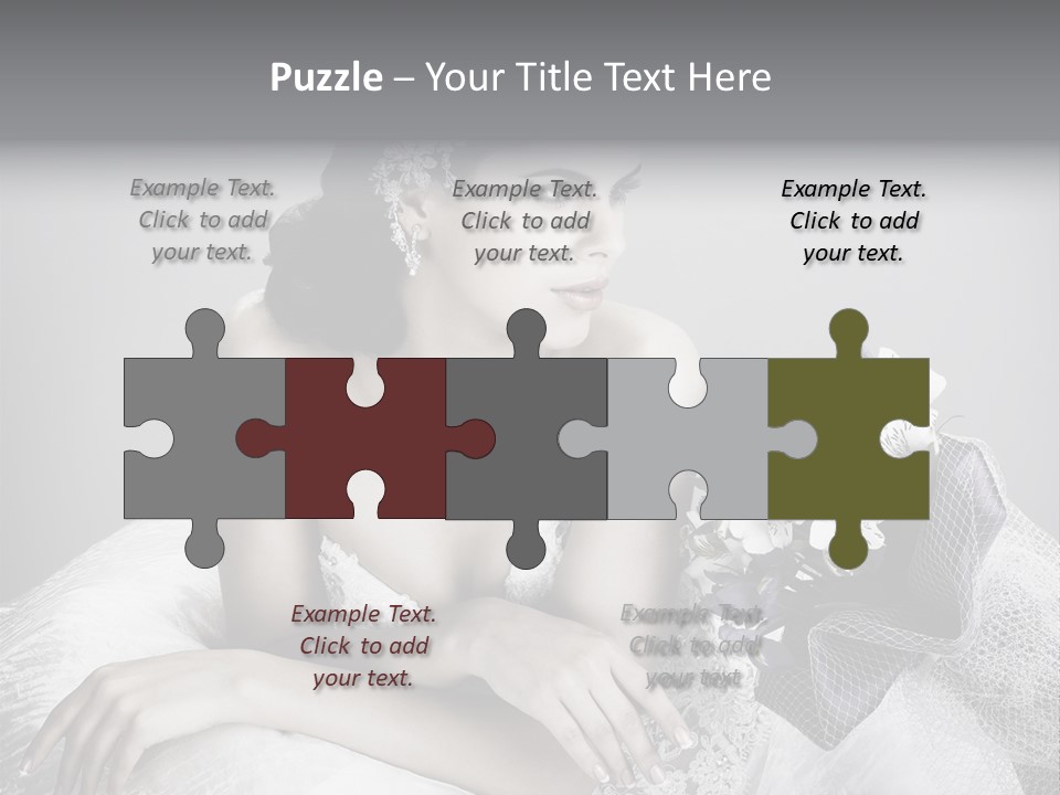 Human Posing Elegance PowerPoint Template