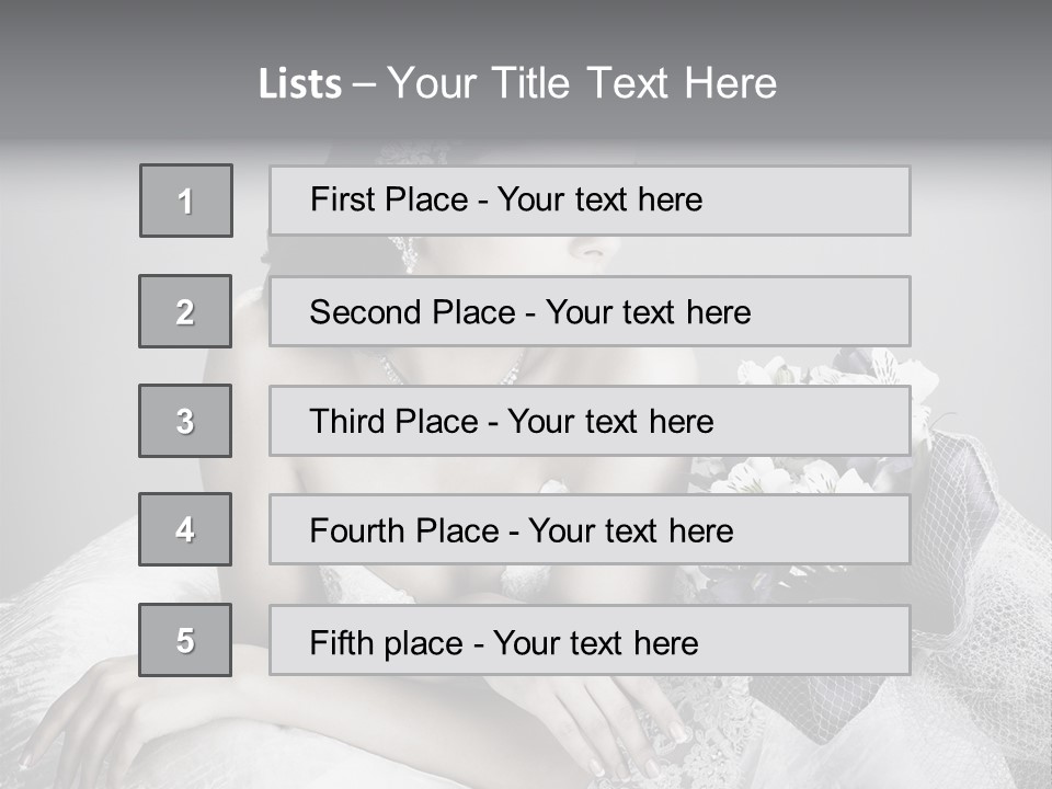 Human Posing Elegance PowerPoint Template