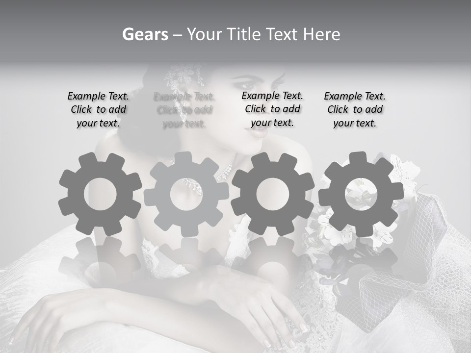 Human Posing Elegance PowerPoint Template