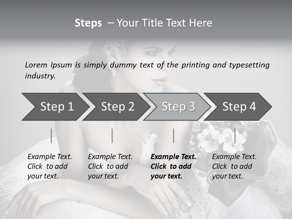Human Posing Elegance PowerPoint Template
