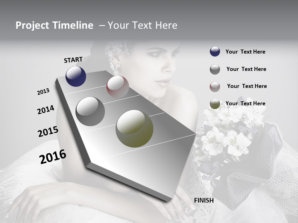 Human Posing Elegance PowerPoint Template