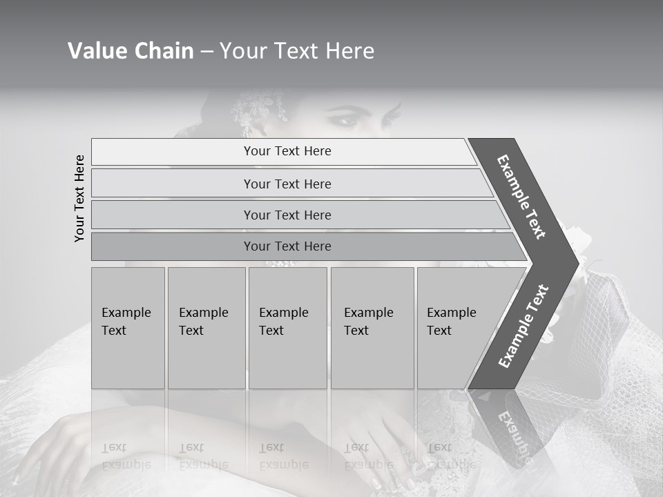 Human Posing Elegance PowerPoint Template