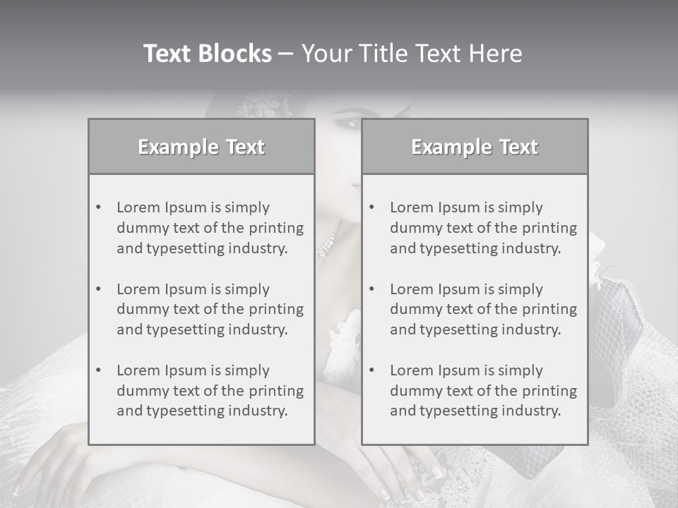 Human Posing Elegance PowerPoint Template