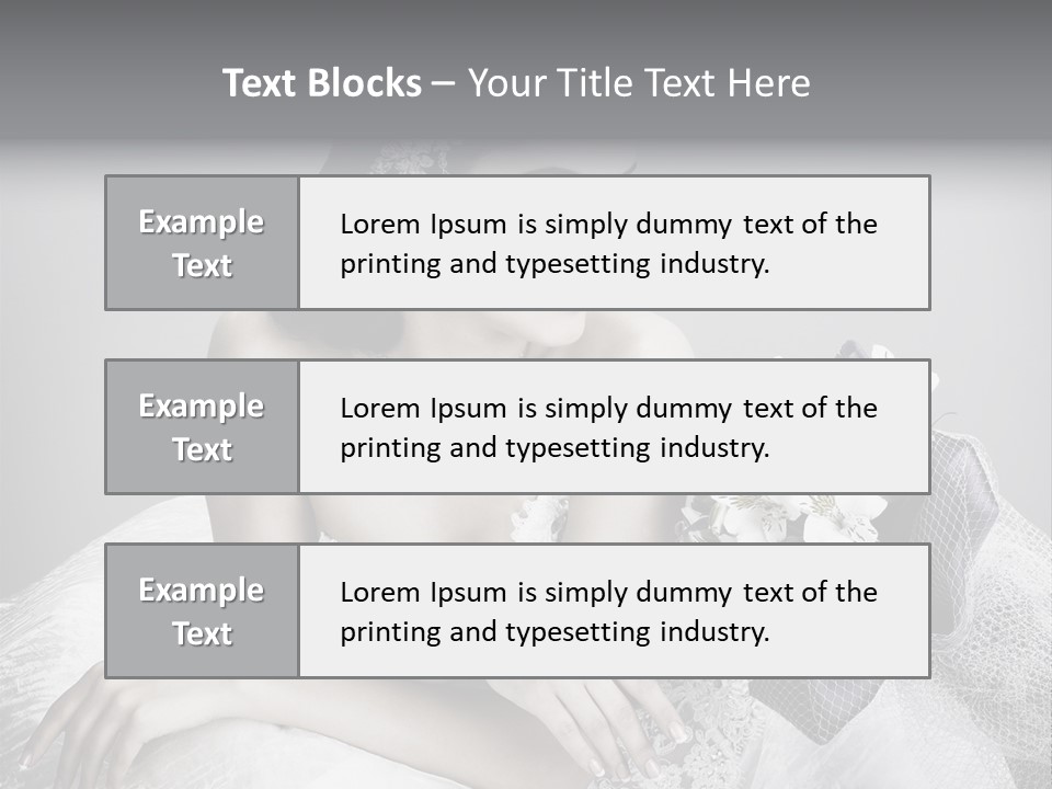 Human Posing Elegance PowerPoint Template