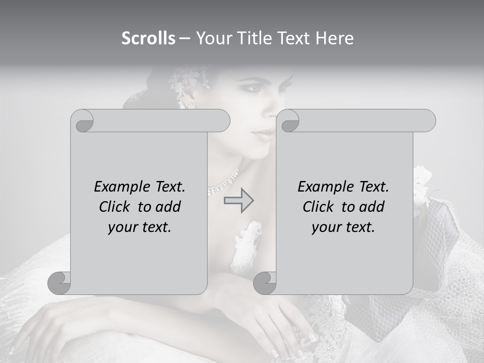 Human Posing Elegance PowerPoint Template