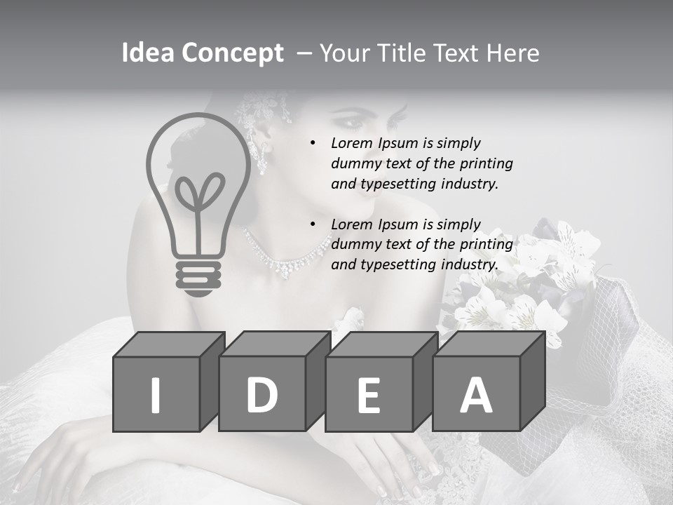 Human Posing Elegance PowerPoint Template