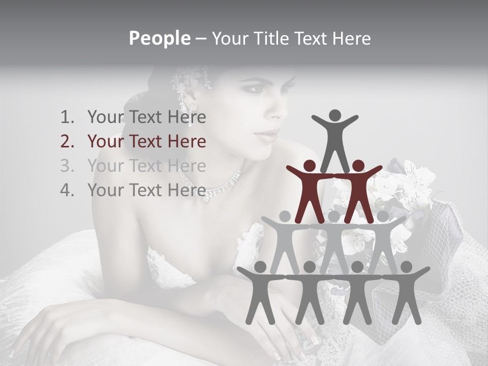 Human Posing Elegance PowerPoint Template