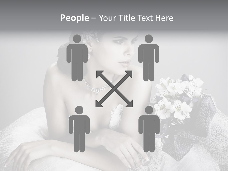 Human Posing Elegance PowerPoint Template