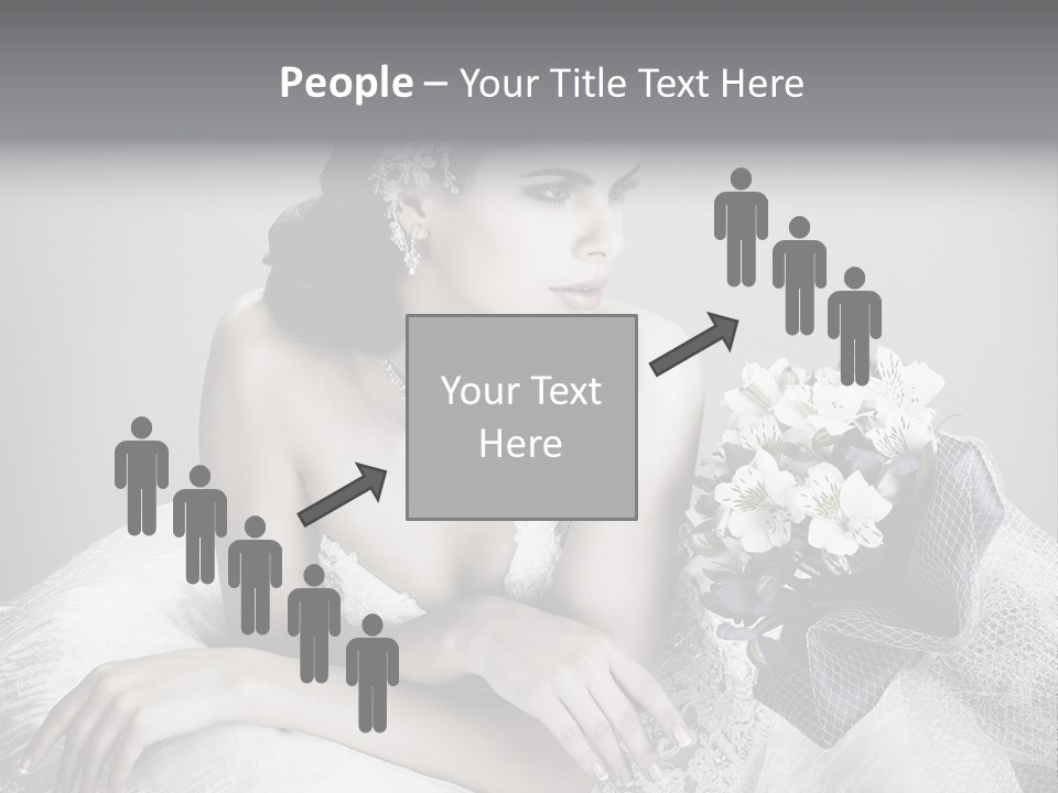 Human Posing Elegance PowerPoint Template