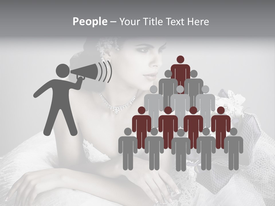 Human Posing Elegance PowerPoint Template