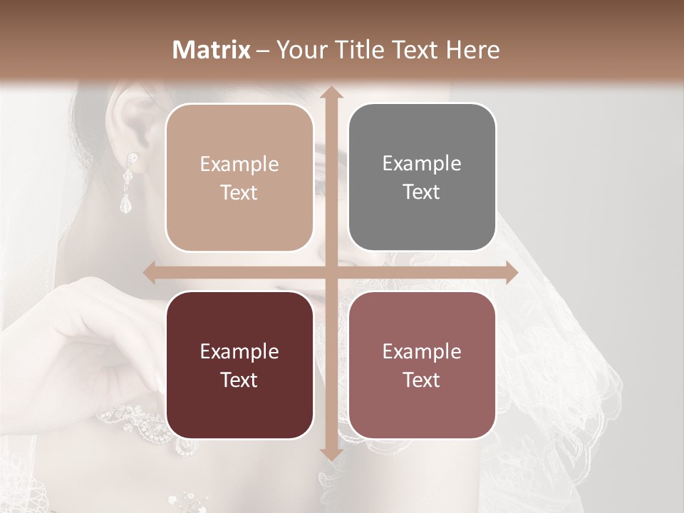 Engagement Bouquet Art PowerPoint Template