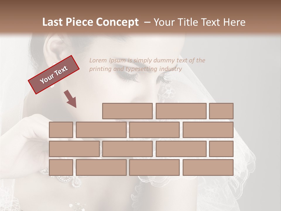 Engagement Bouquet Art PowerPoint Template