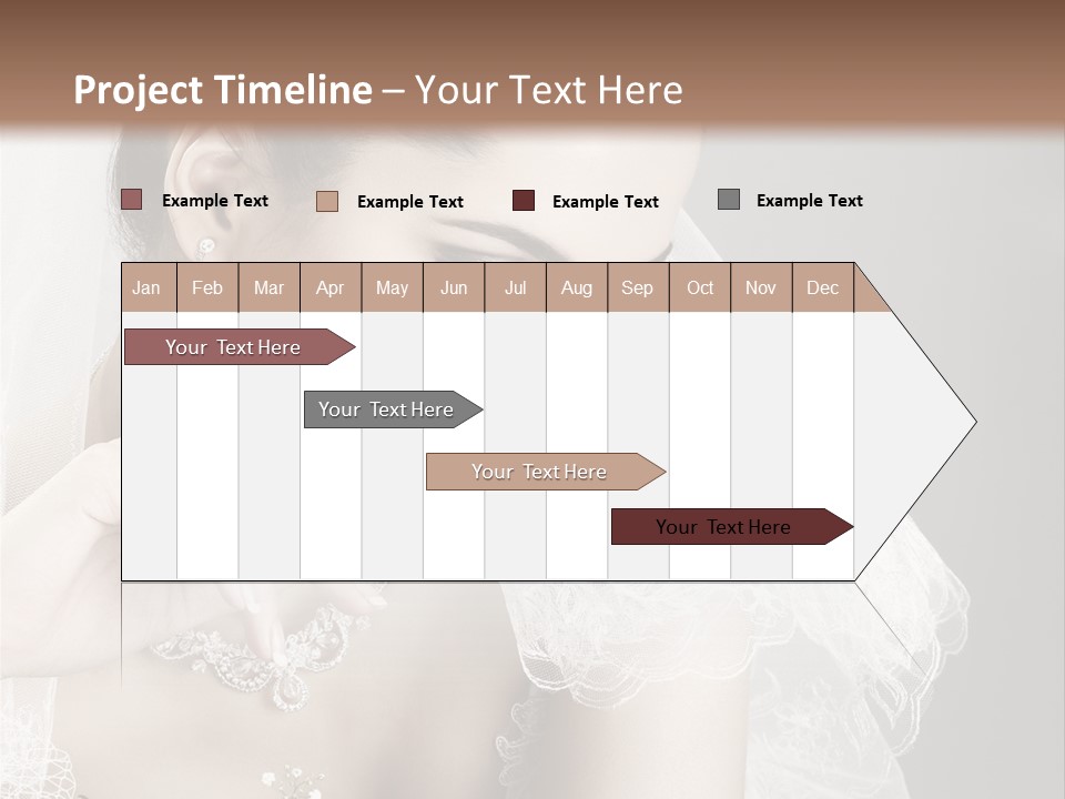 Engagement Bouquet Art PowerPoint Template