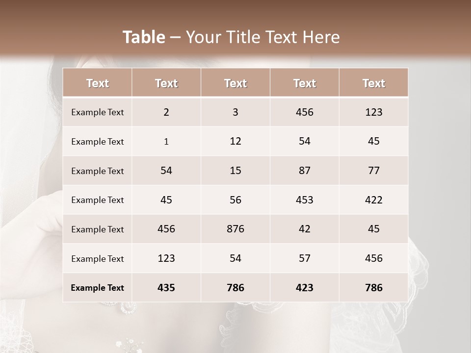 Engagement Bouquet Art PowerPoint Template