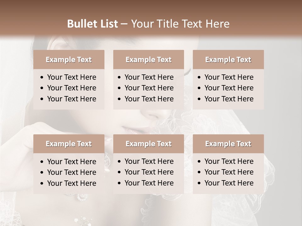 Engagement Bouquet Art PowerPoint Template