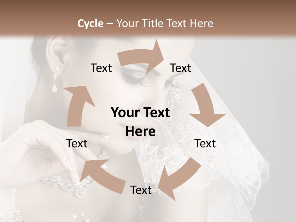 Engagement Bouquet Art PowerPoint Template