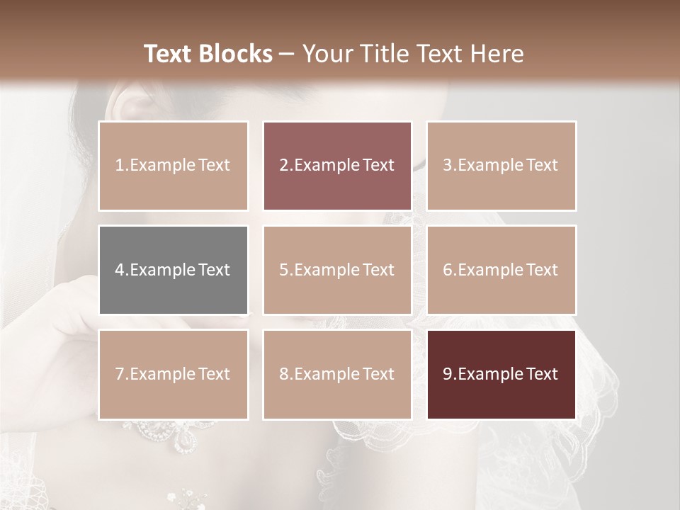 Engagement Bouquet Art PowerPoint Template