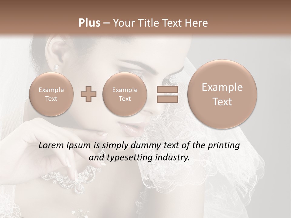 Engagement Bouquet Art PowerPoint Template