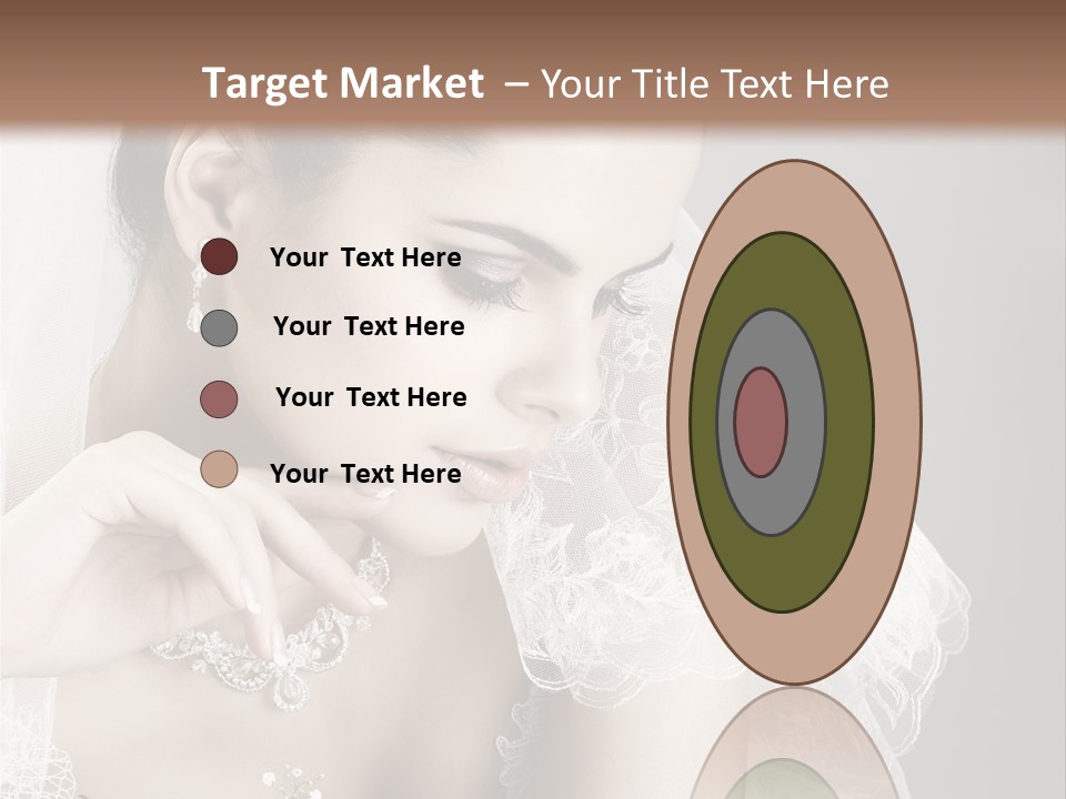 Engagement Bouquet Art PowerPoint Template