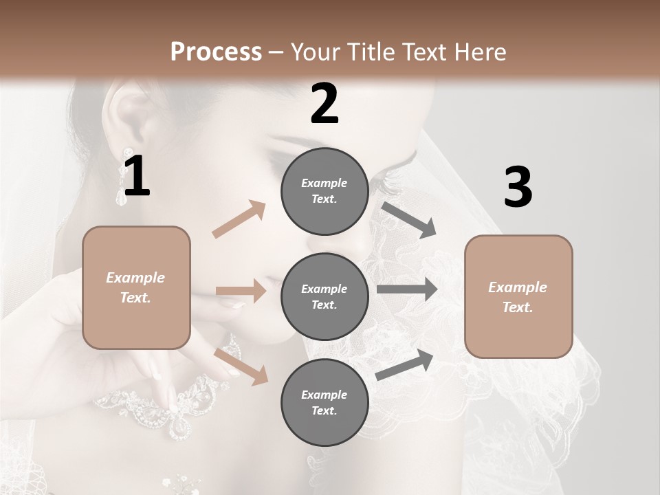 Engagement Bouquet Art PowerPoint Template