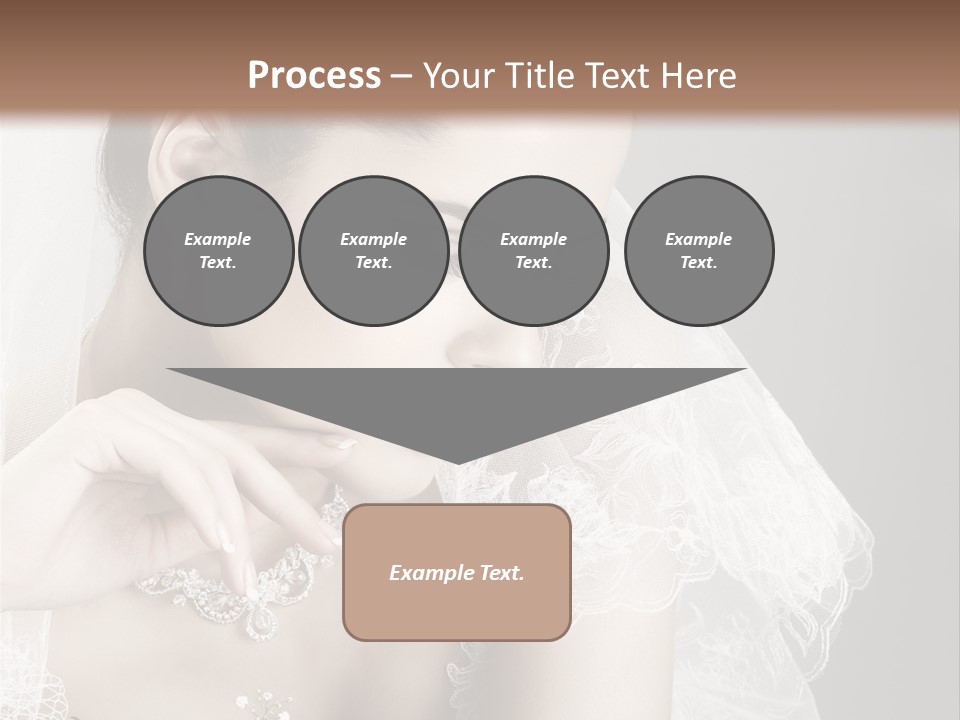 Engagement Bouquet Art PowerPoint Template