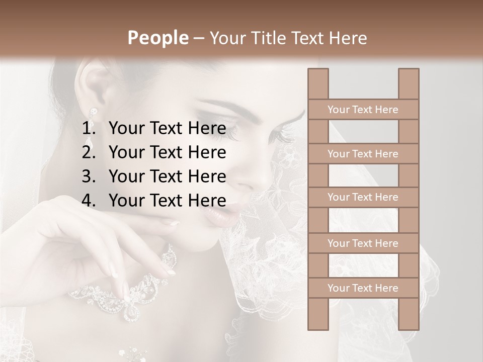 Engagement Bouquet Art PowerPoint Template