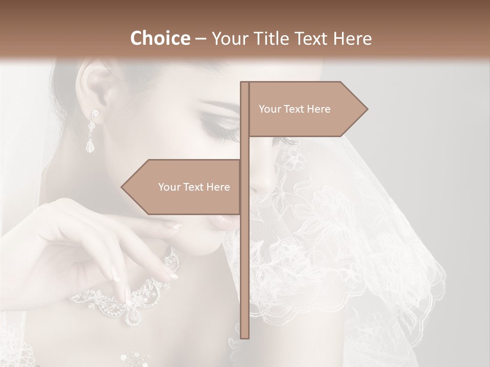 Engagement Bouquet Art PowerPoint Template