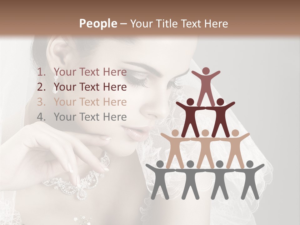 Engagement Bouquet Art PowerPoint Template