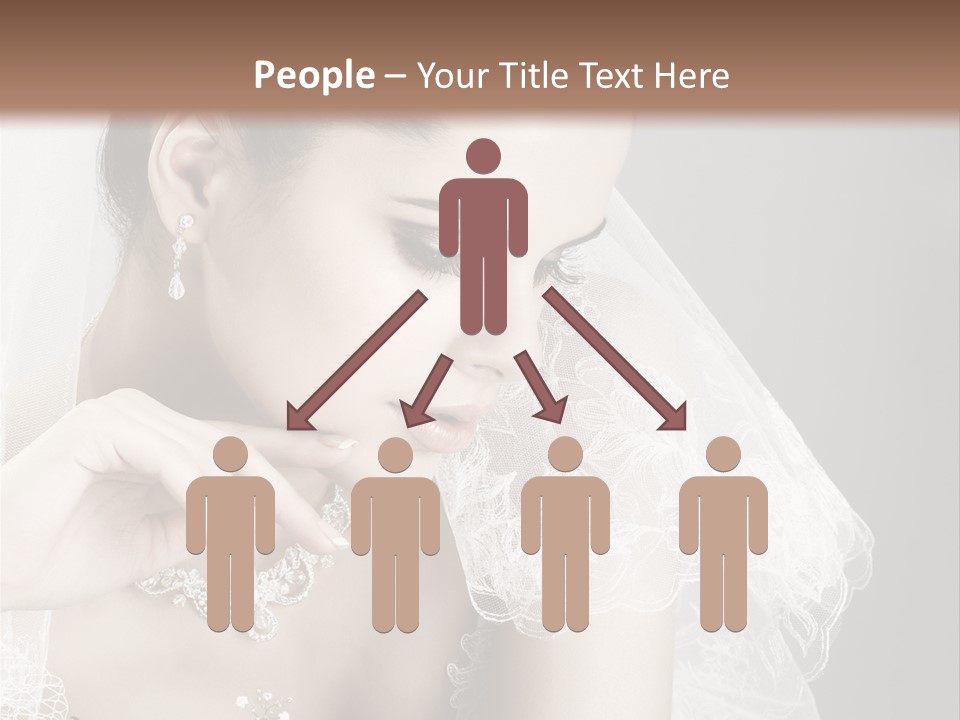 Engagement Bouquet Art PowerPoint Template