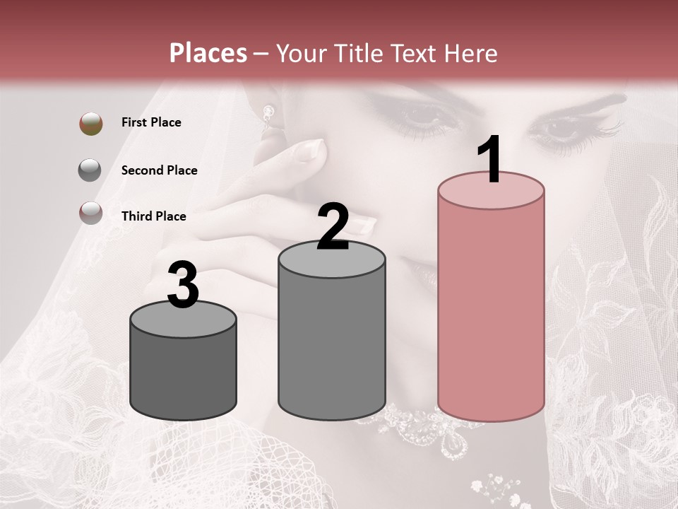 Human Portrait Winter PowerPoint Template