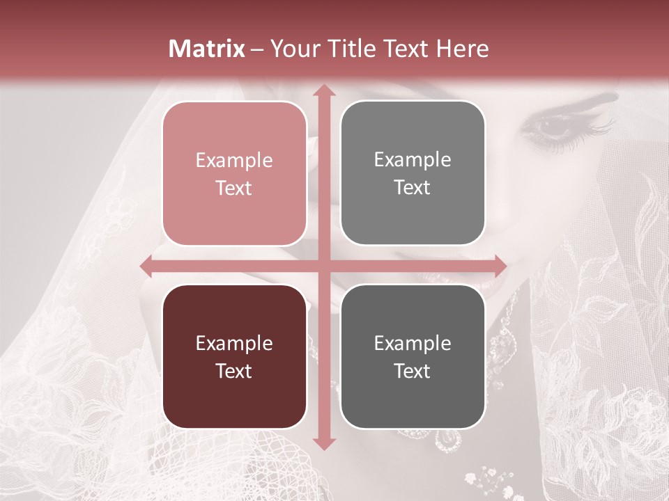 Human Portrait Winter PowerPoint Template