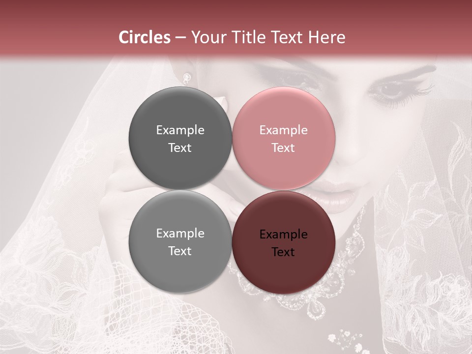 Human Portrait Winter PowerPoint Template