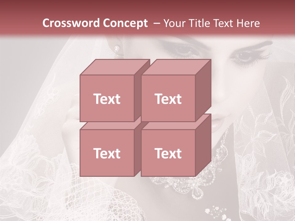 Human Portrait Winter PowerPoint Template