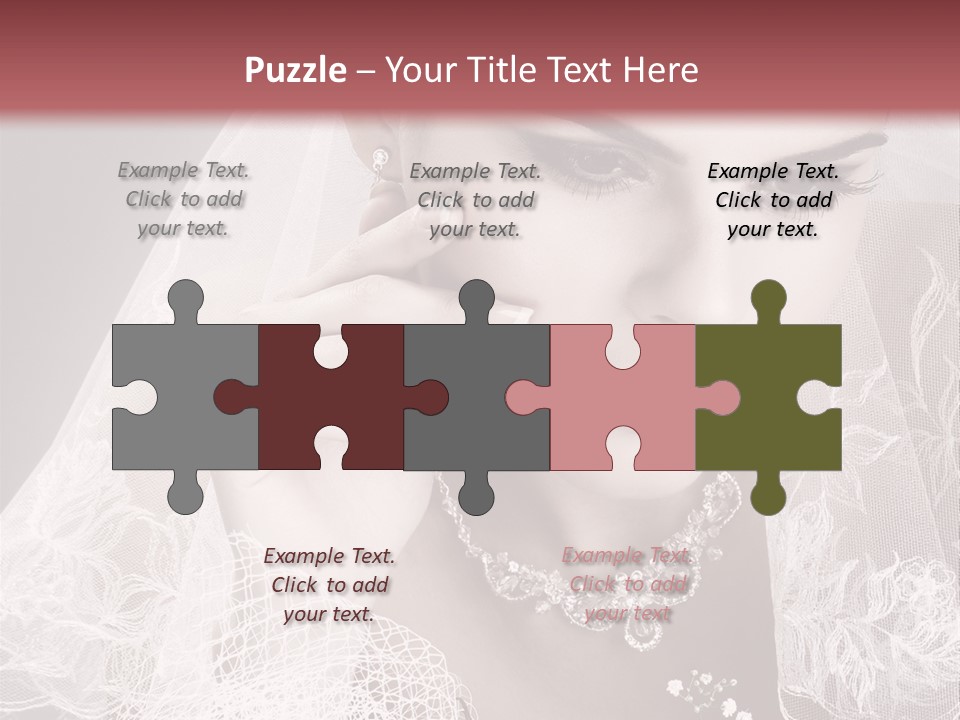 Human Portrait Winter PowerPoint Template