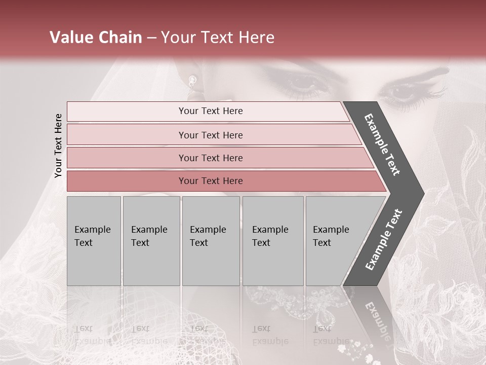 Human Portrait Winter PowerPoint Template