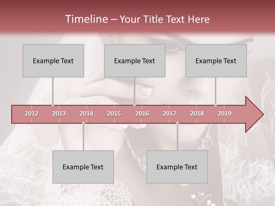 Human Portrait Winter PowerPoint Template