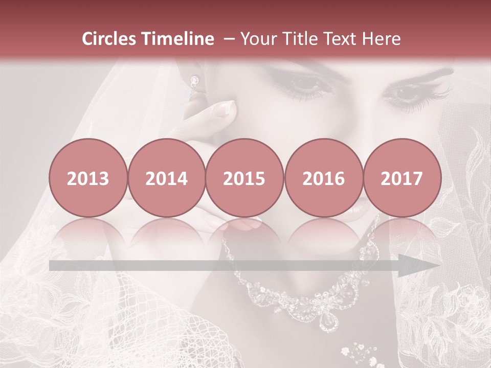 Human Portrait Winter PowerPoint Template