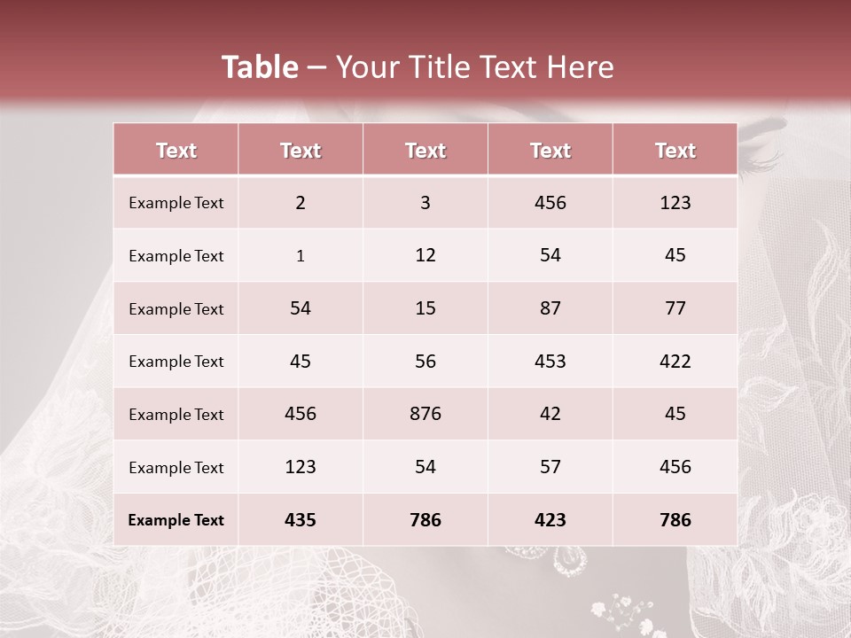 Human Portrait Winter PowerPoint Template