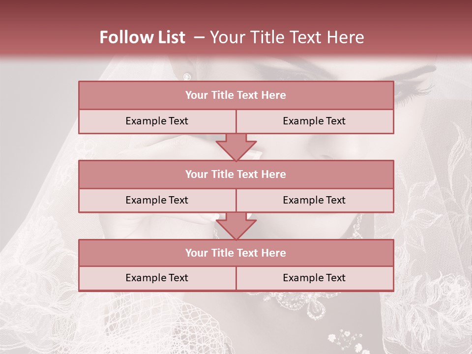 Human Portrait Winter PowerPoint Template