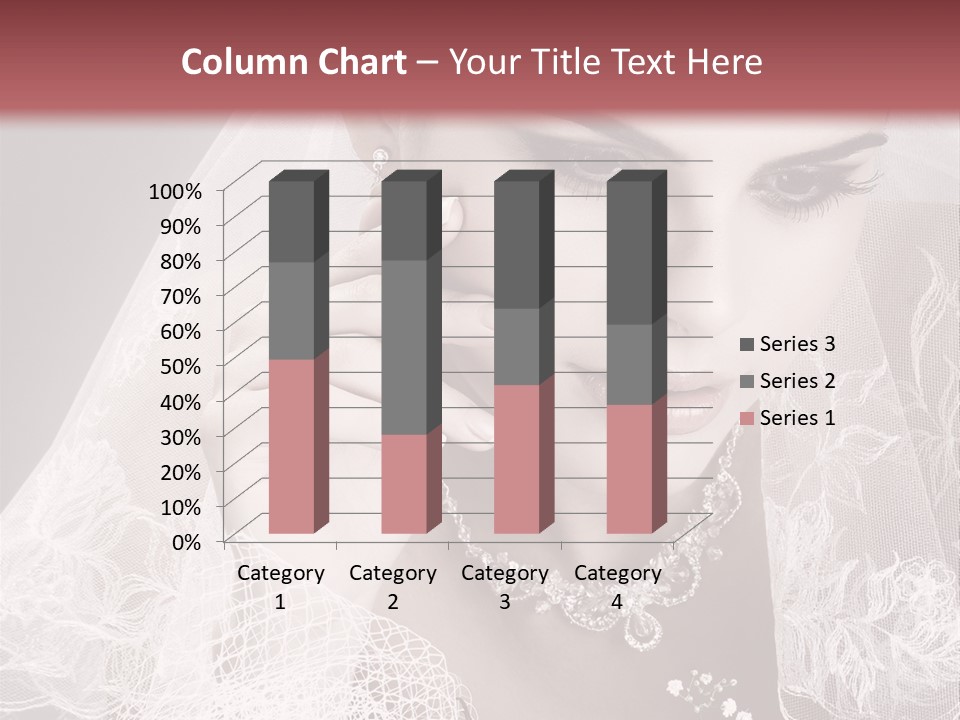 Human Portrait Winter PowerPoint Template
