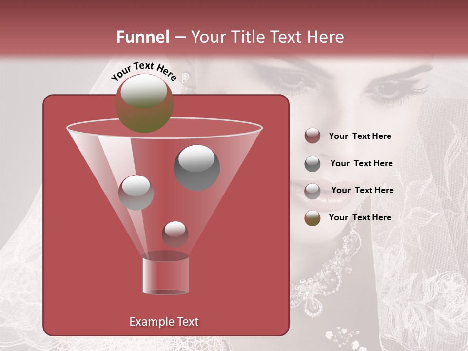 Human Portrait Winter PowerPoint Template
