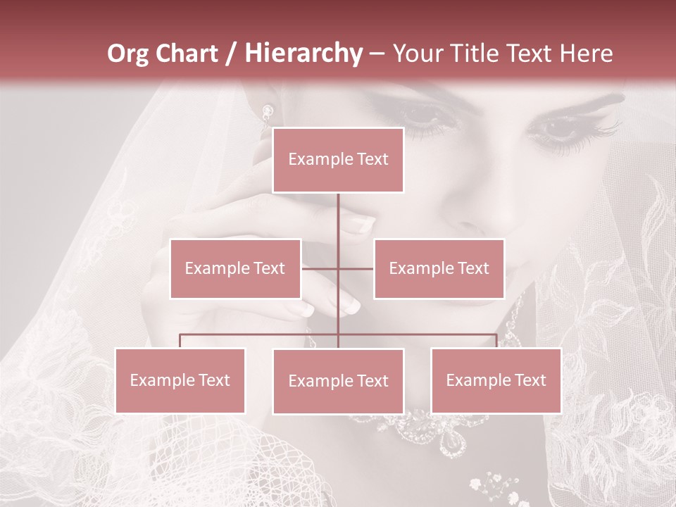 Human Portrait Winter PowerPoint Template