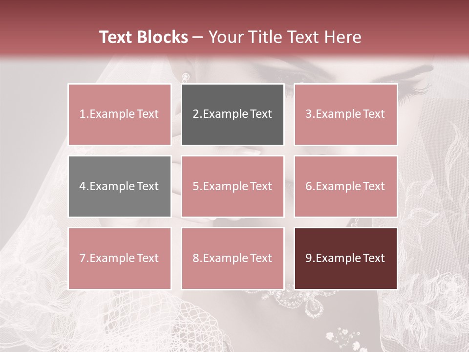 Human Portrait Winter PowerPoint Template
