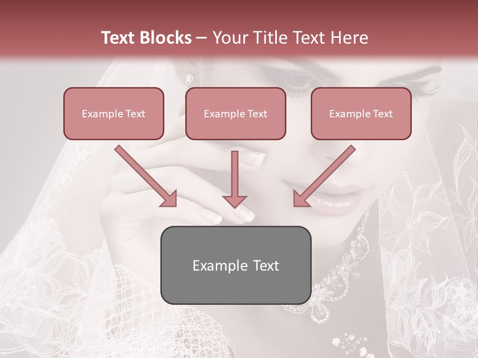 Human Portrait Winter PowerPoint Template