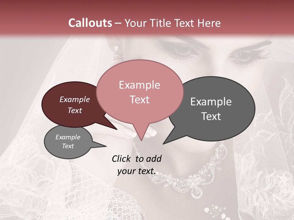 Human Portrait Winter PowerPoint Template