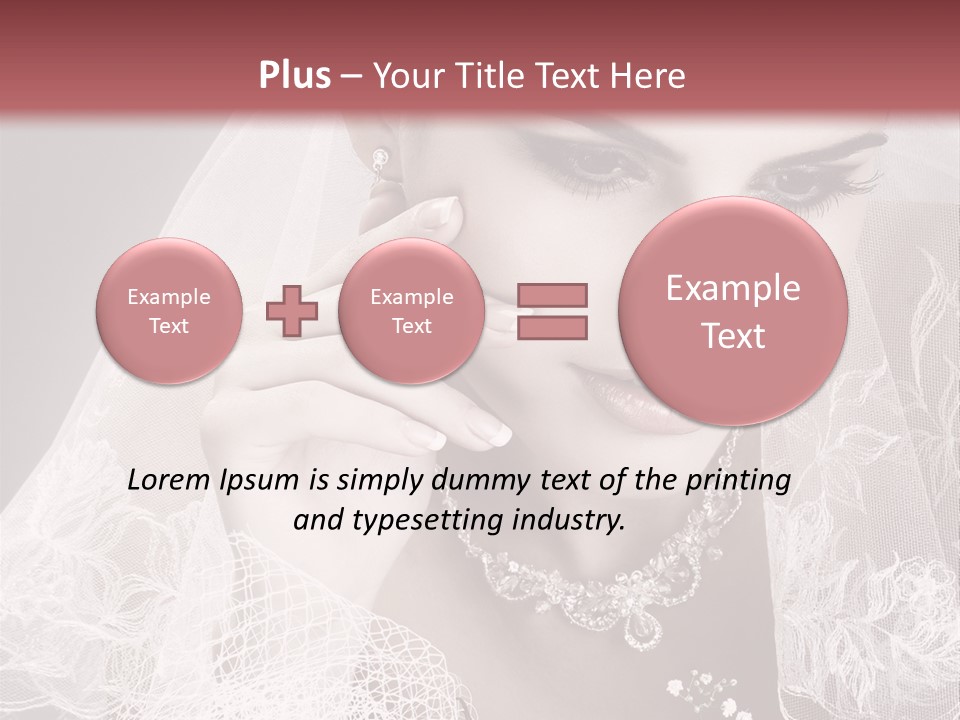 Human Portrait Winter PowerPoint Template